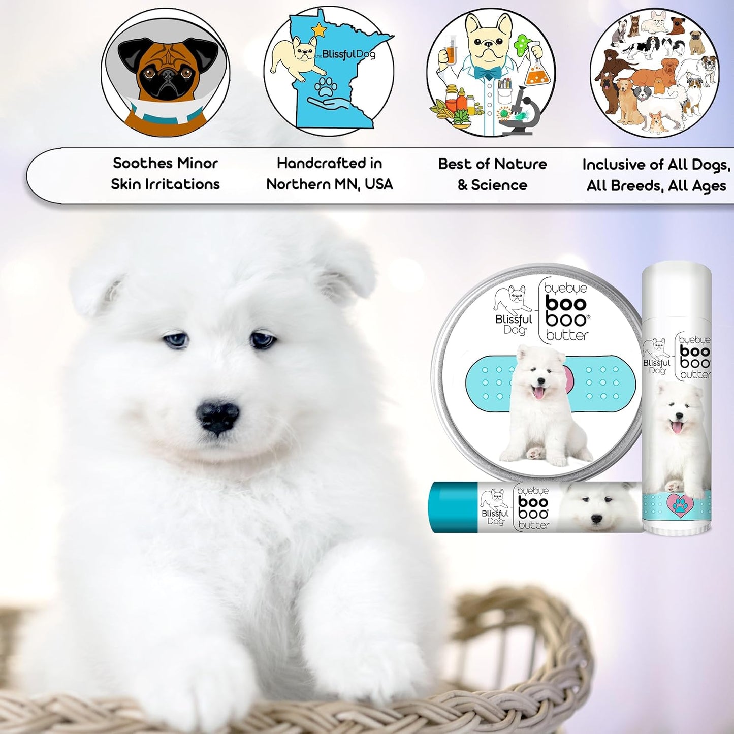 The Blissful Dog Samoyed Boo Butter, 0.50 oz