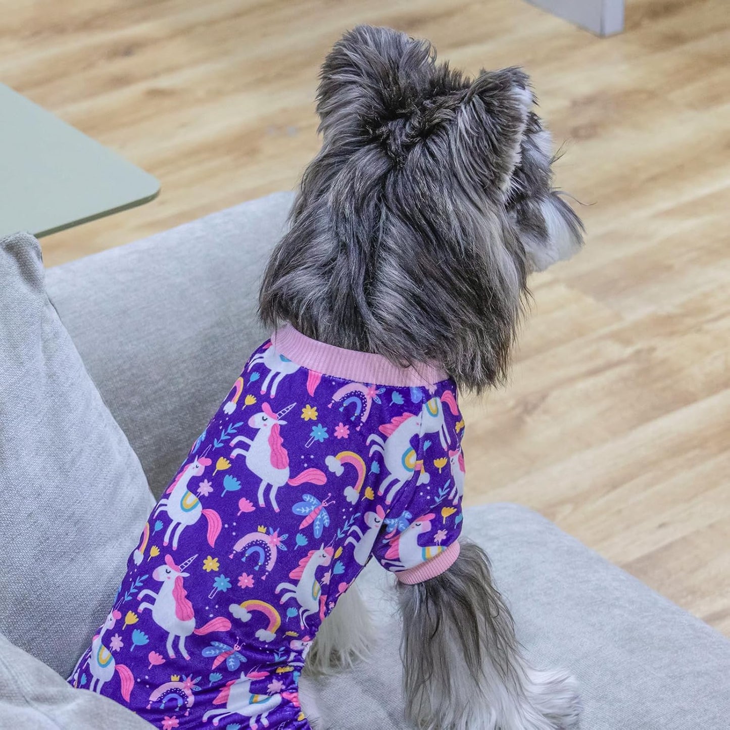 CuteBone Dog Halloween Pajamas Puppy Onesies Small Dogs Soft Pjs Coat Cat Apparel Comfy Pet Christmas Clothes Outfit Doggie Bodysuit P291M