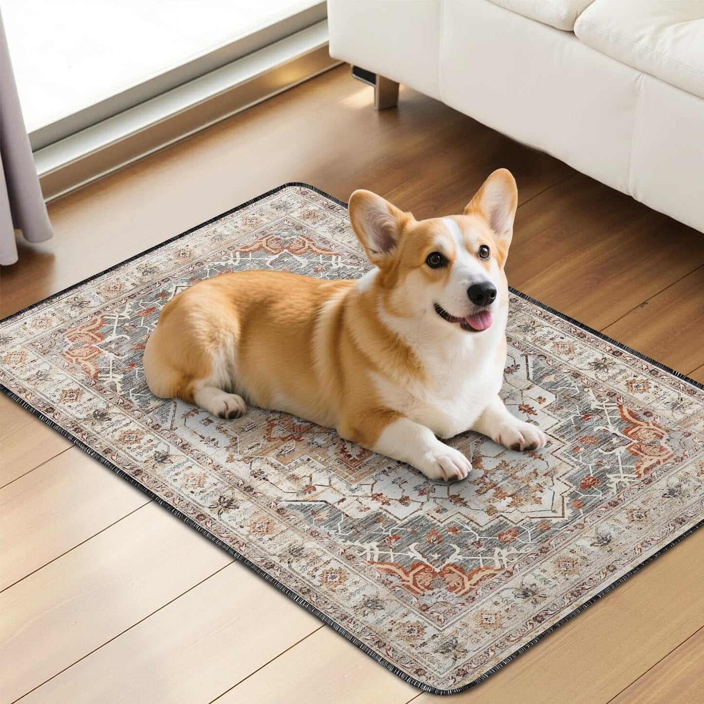 Washable Pee Pads for Dogs 2 Pack, Absorbent Reusable Puppy Pads Waterproof, Leakproof & Non-Slip Whelping Pad, Potty Training Pads for Dogs Playpen Mat 24x36