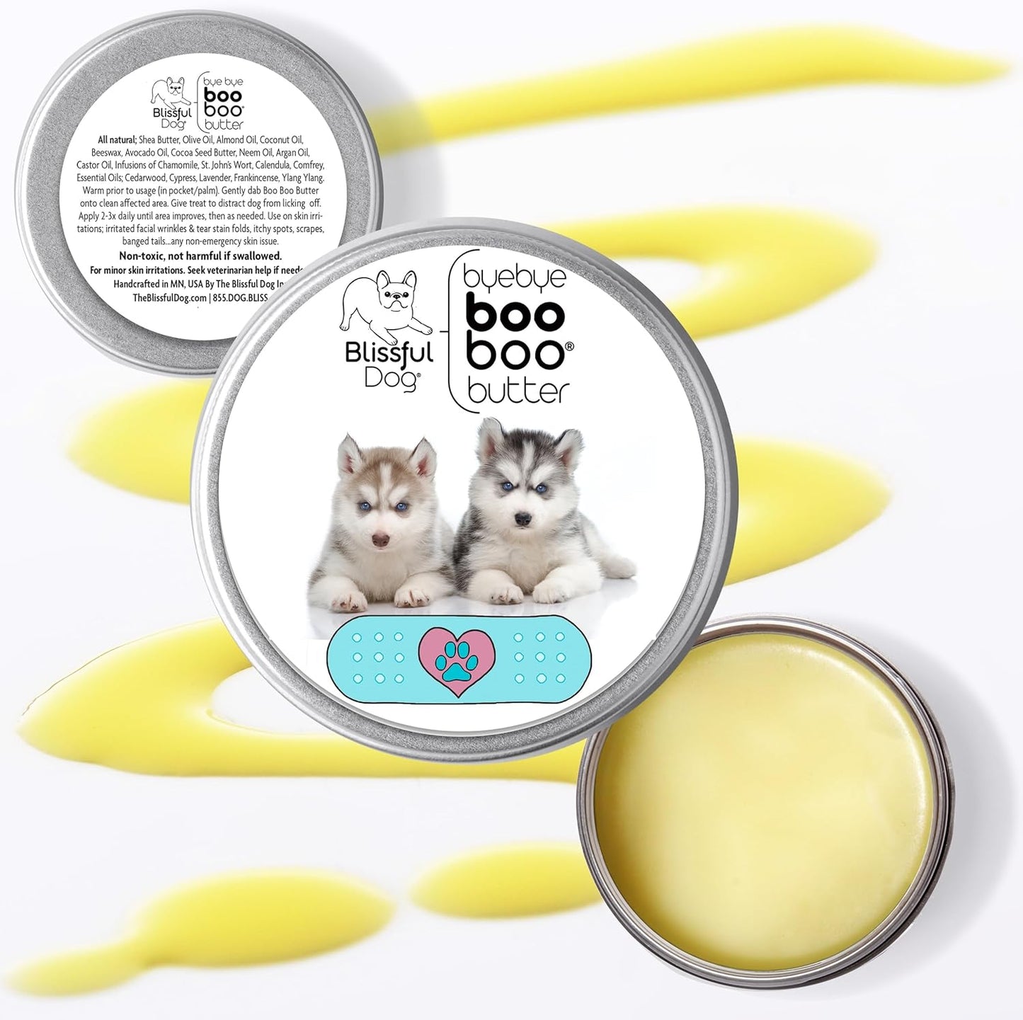 The Blissful Dog 1 oz TIN Husky Booboo Butter