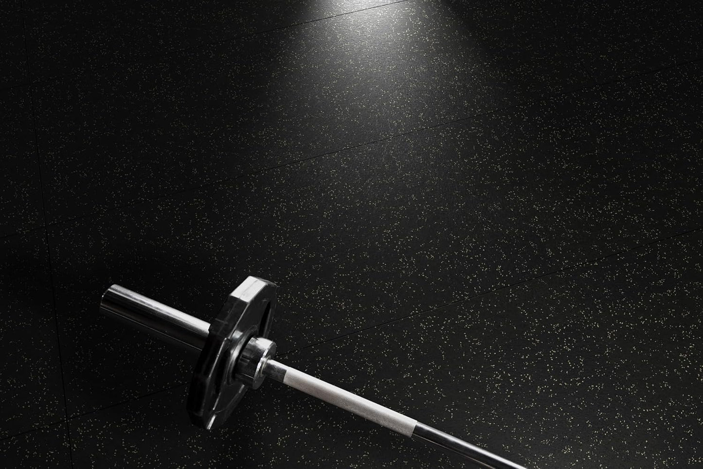 Playsafer Genaflex Rubber Gym Floor Mat, Heavy Duty Commercial Protective Gym Flooring Roll - 8mm Thick (4' X 6', 15% Red)