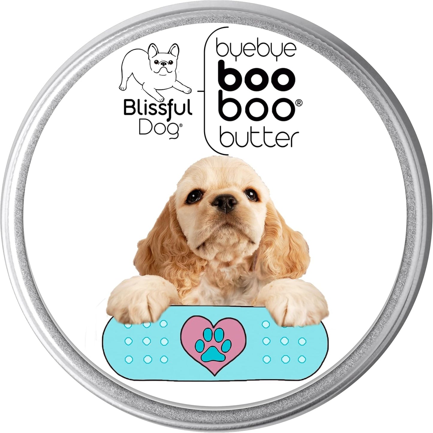 The Blissful Dog 8 oz TIN Cocker Spaniel Booboo Butter