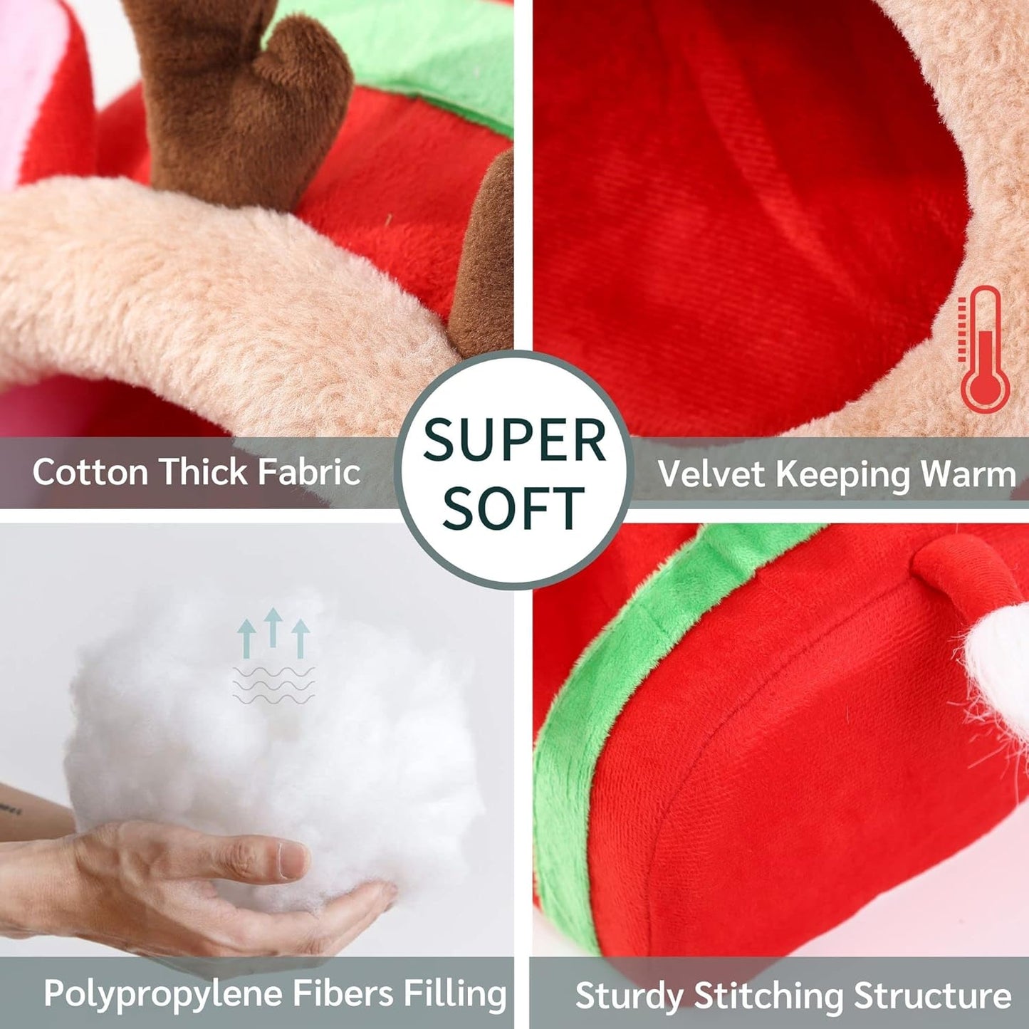 JanYoo Guinea Pig Rabbit Ferret Bed Hide Huts Removable Cushion for Rat Accessories Toys