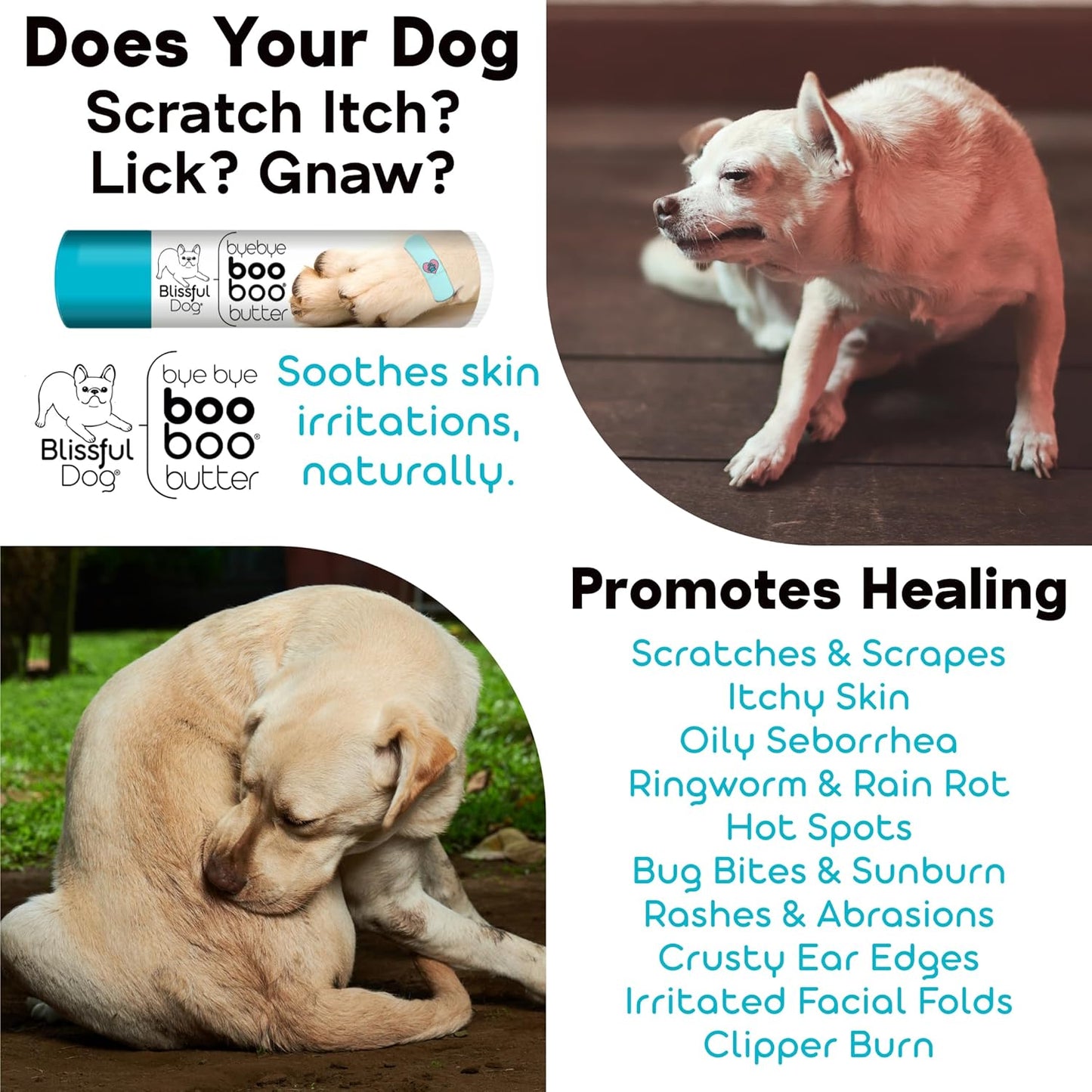 The Blissful Dog Australian Cattle Dog Boo Boo Butter, 16oz