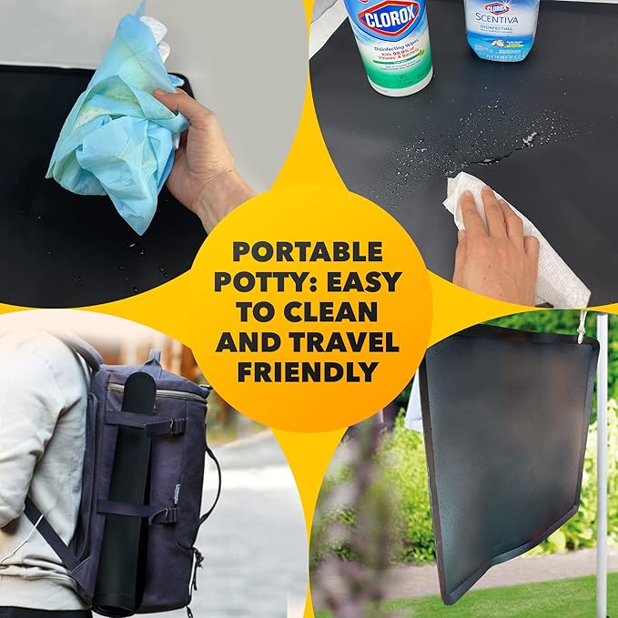 TidyFriend 2 Pack Dog Pee Pad Holder Tray Fits for 24” x 24” Wee Wee Pee Pads - Stable Grip, Raised Edges, Quick-Wipe Silicone Surface Dog Potty Tray Holder for Indoor Flooring Protection (Black)