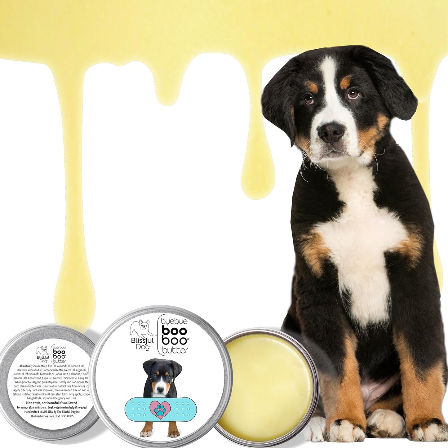 The Blissful Dog Greater Swiss Mountain Dog Boo Boo Butter, 1-Ounce