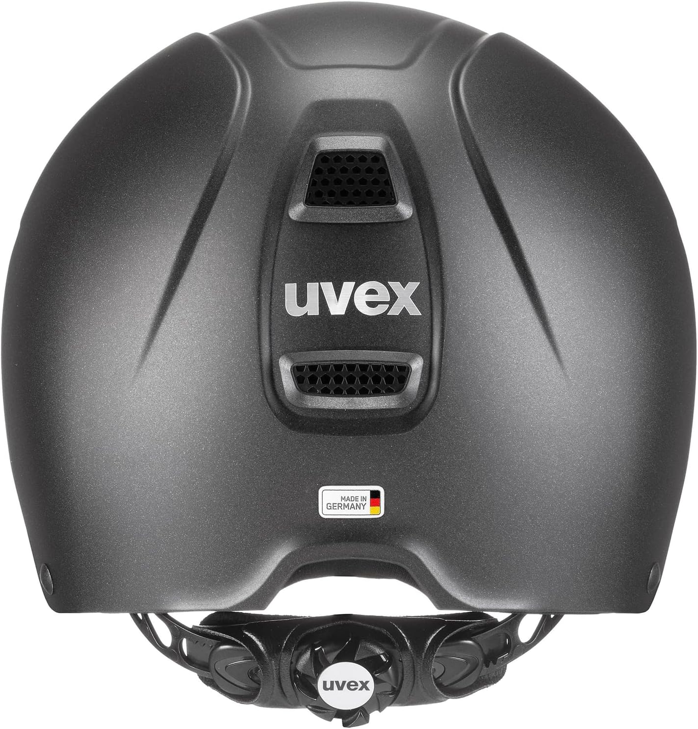 uvex perfexxion II Horse Riding Helmet for Women & Men, Black - Adjustable & Excellent Ventilated Helmet