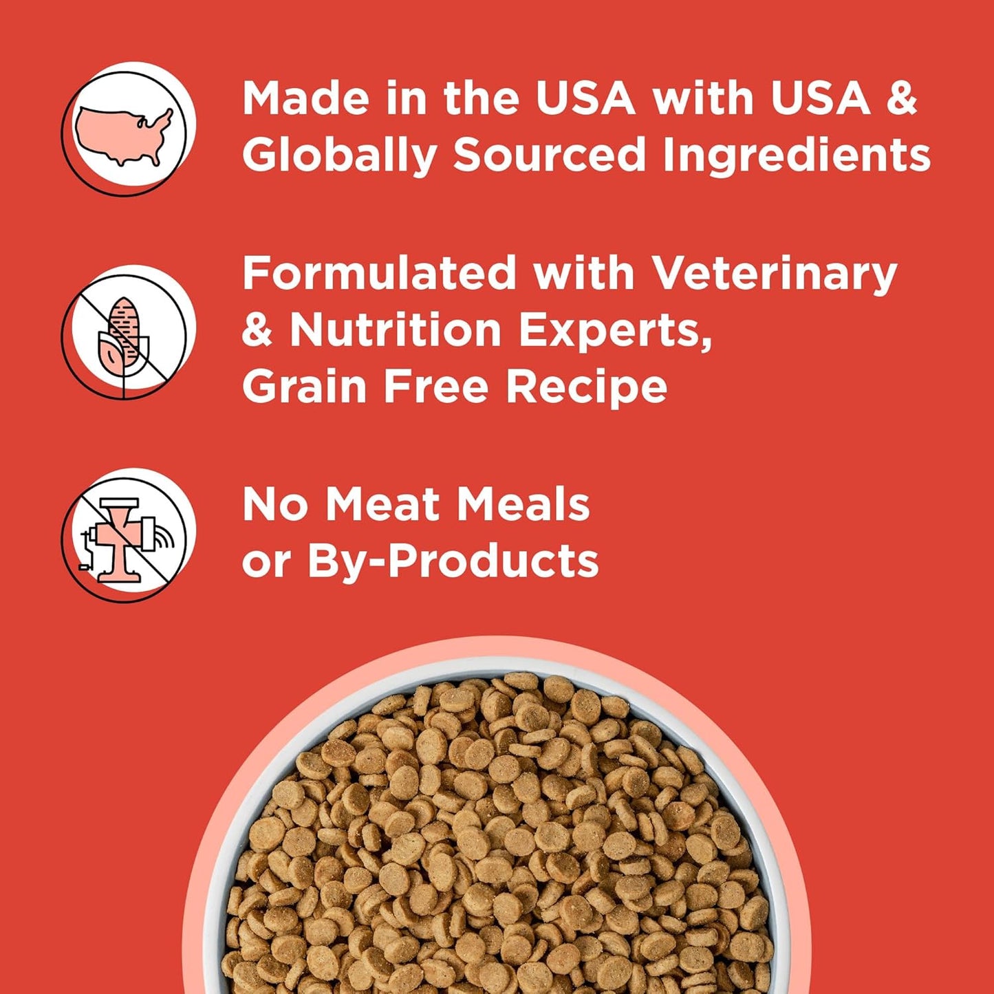 BIXBI Rawbble Dry Dog Food, Beef, 4 lbs - USA Made with No Meat Meals or Fillers - Freeze Dried Raw Coated Dog Food - Industry Leading Digestibility