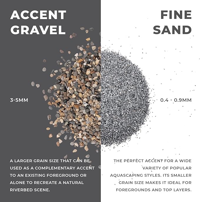 Ultum Nature Systems Controsand Maui Aquarium Gravel (8L) - Small Pebbles for Fish Tank - Planted Rocks - Substrate - Versatile Stones