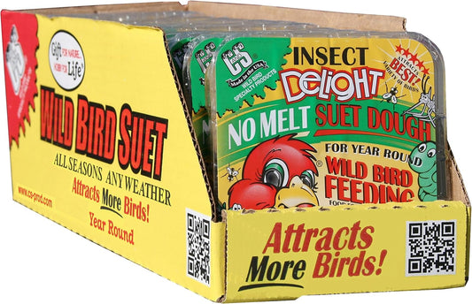C&S Insect Delight No Melt Suet Dough 11.75 Ounces 8 Pack