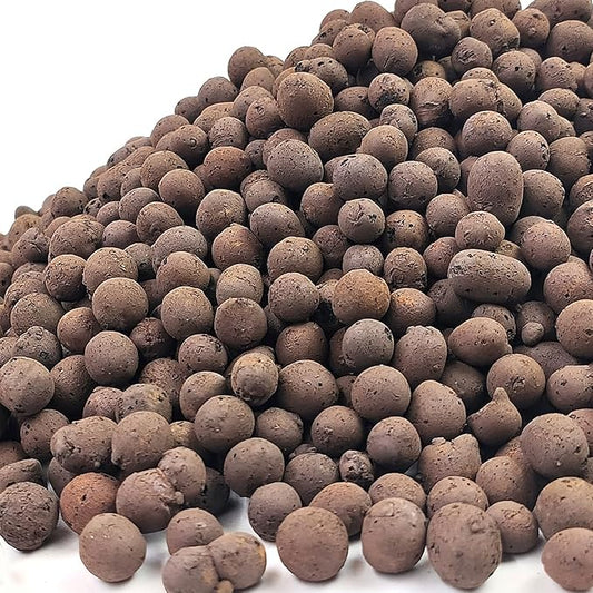 2 lbs Clay Pebbles for Plants, 8-12 mm Leca Clay Balls for Indoor Plants, Orchid Potting Mixes, Hydroponic Growing, Aquaponics, Potted Top Dressing and Drainage