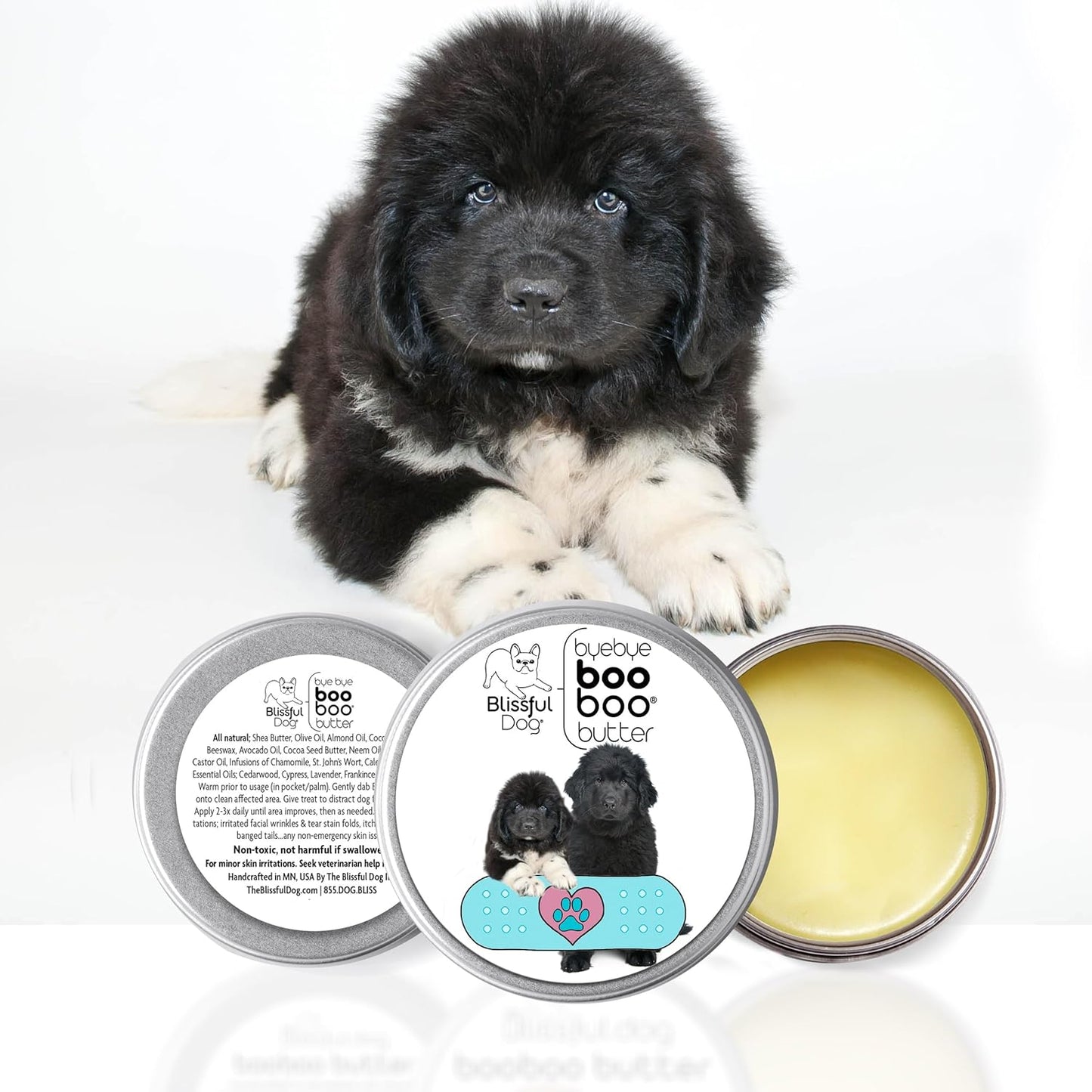 The Blissful Dog 2 oz TIN Newfoundland Booboo Butter