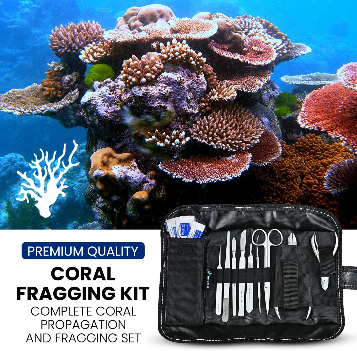 Premium Coral Fragging Kit - Complete Coral Propagation and Fragging Set