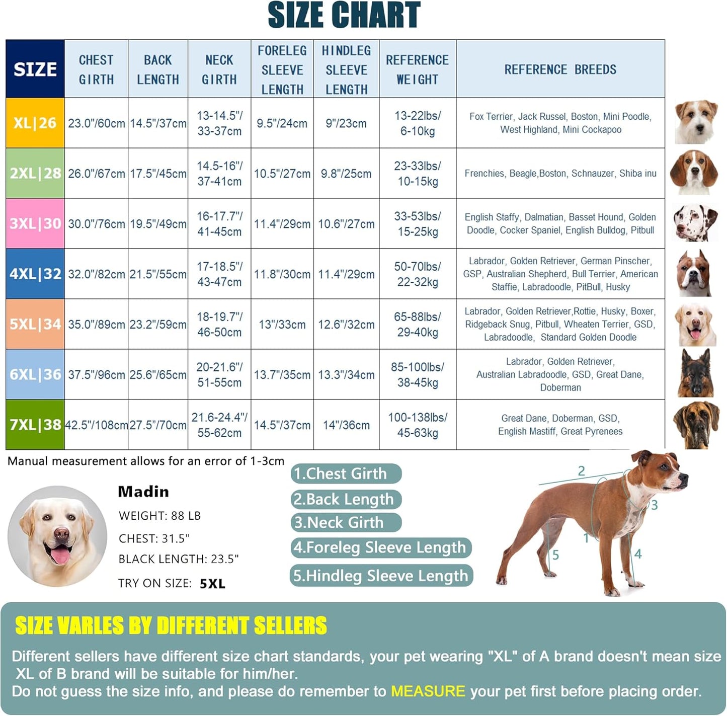 Yeapeeto Dog Onesie Surgery Recovery Suit for Large Medium Bodysuit Dogs Pajamas PJS Full Body for Shedding, Prevent Licking, Wound Protection, Cone Alternative (3XL, Blue)