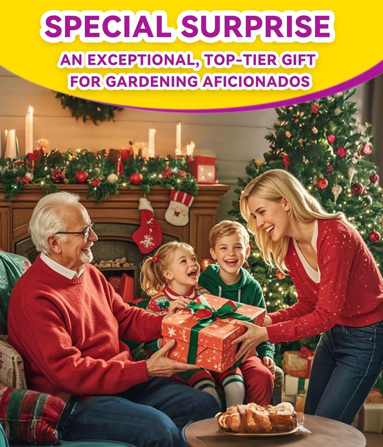 PAITIN Paint & Plant Garden Pot Craft Kit - 4 Inch Plant Pots, Kids Gardening Tools, Labels, Paints, Brushes, Gem & Eye Stickers - Perfect Spring Crafts Gifts for Women & Kids