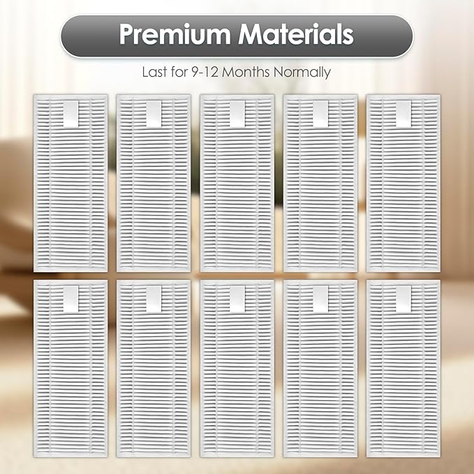 (10 Pack) M310 Replacement HEPA Filters Compatible With Lefant M310 Robot Vacuum Cleaner, Filters Accessories Kit, Filter Kit, Replacement Parts, Vacuum Accessories, Vacuum Filters