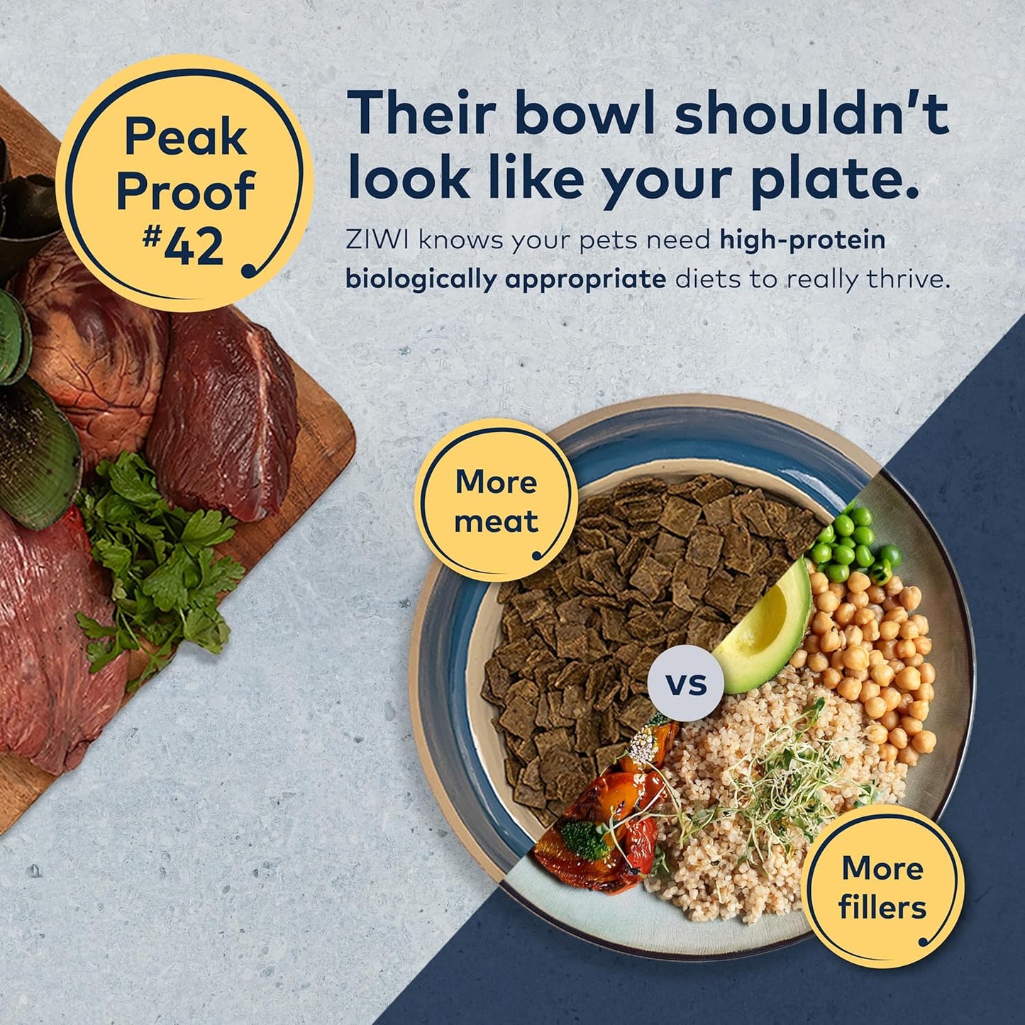 ZIWI Peak Air-Dried Dog Food – Lamb - All Natural, High Protein, Grain Free, Limited Ingredient w/Superfoods (3.5oz)