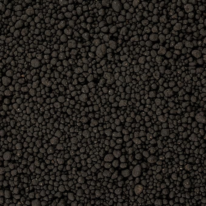 Landen Aqua Soil Substrate for Natural Planted Aquarium, Plant or Shrimp Stratum, Clay Gravel and Stable Porous Substrate for Freshwater Aquarium, Black Color 40lbs