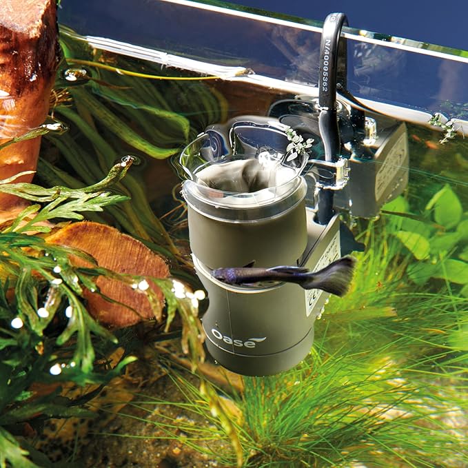 OASE CrystalSkim 600 Surface Skimmer for Freshwater and Marine Aquariums – Compact Internal Filter for Film Oil and Debris Removal, Quiet, Adjustable Flow, Shrimp-Safe, for Tanks up to 160 Gal / 600 L