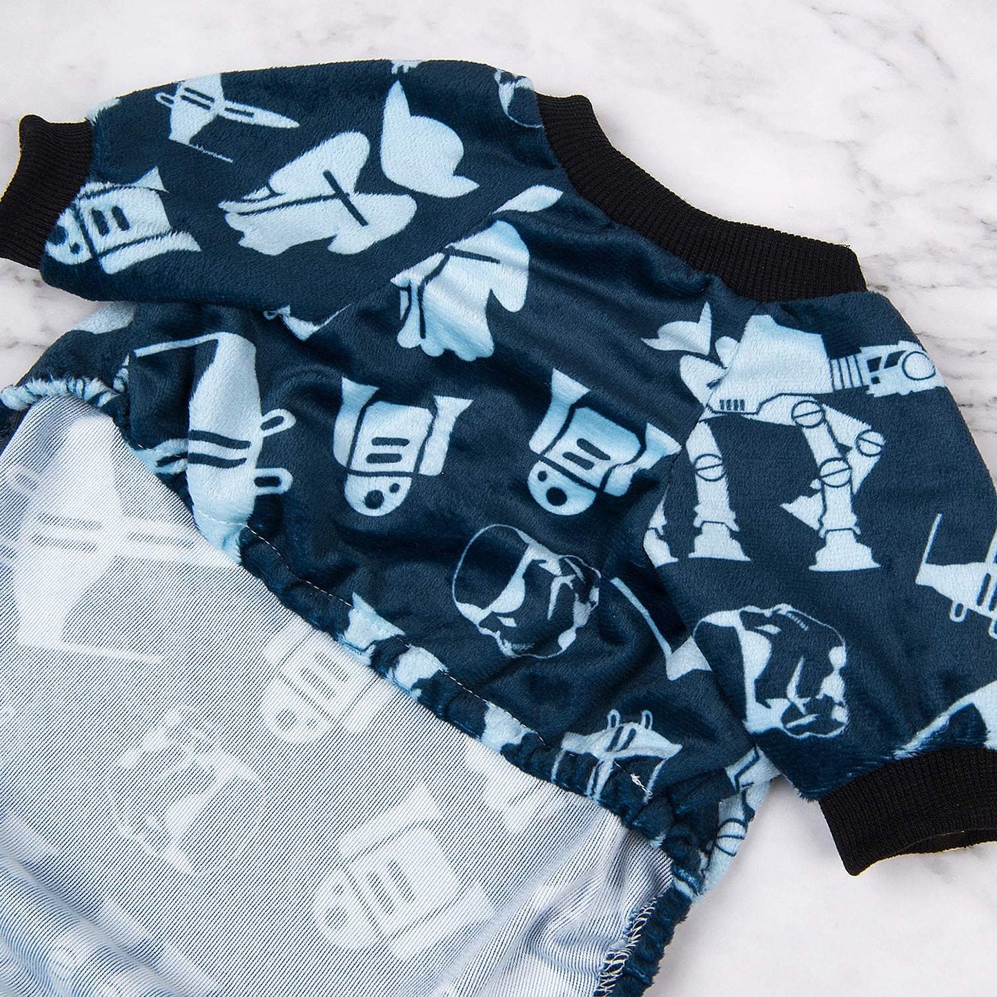 CuteBone Small Dogs Outfit Soft Puppy Onesies Pjs Dog Pajamas Pet Coat Cat Apparel Comfy Doggie Jumpsuit Bodysuit for All Seasons P47XS