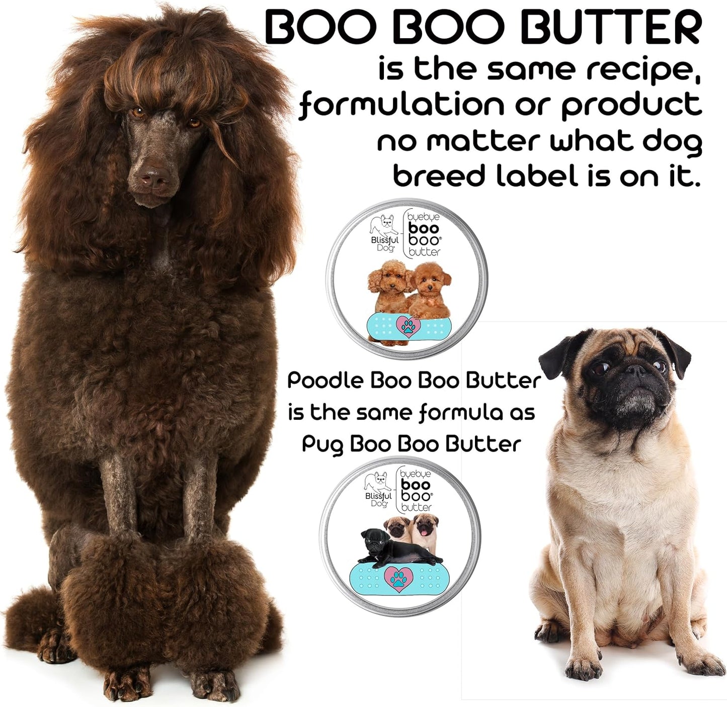 The Blissful Dog Curly-Coat Retriever Boo Boo Butter, 2-Ounce