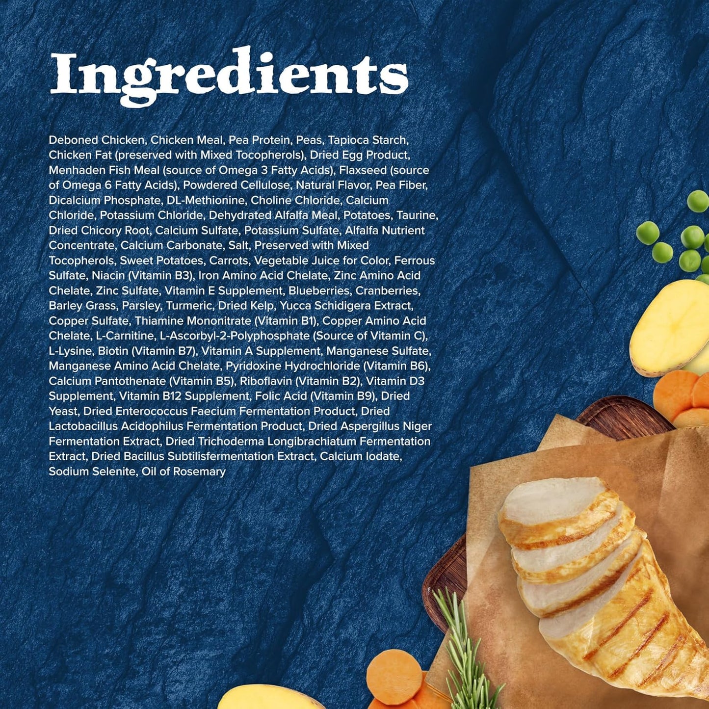 Blue Buffalo Wilderness Nature's Evolutionary Diet High-Protein, Grain-Free Natural Dry Food for Adult Cats, Chicken, 2-lb. Bag