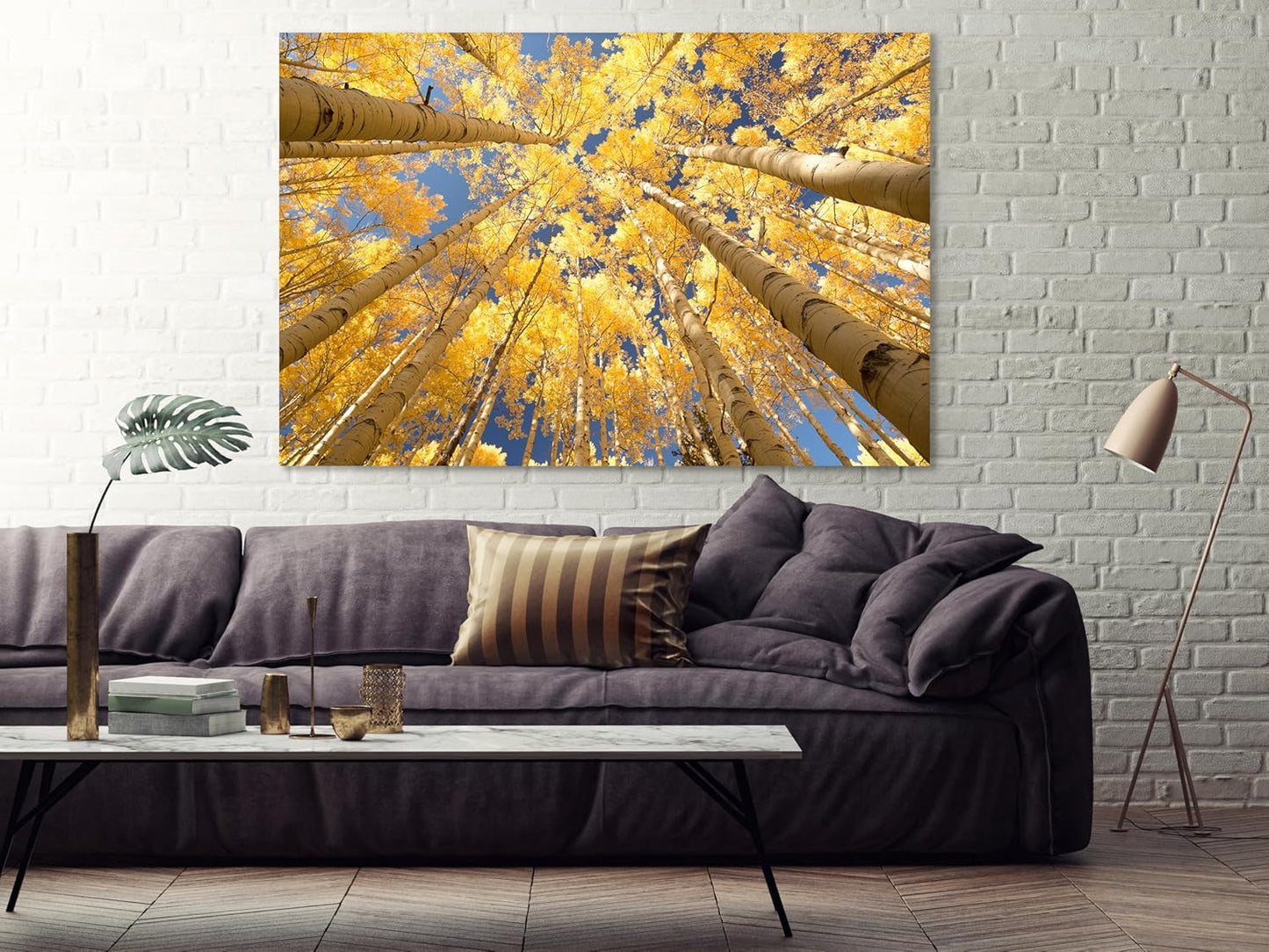 Nature Wall Art Prints - Ocean Forest Mountain Lake Canvas Landscapes - Small to Extra Large Living Room Bedroom Kitchen Bathroom Décor (Reaching for the Sky, 20L" x 30W")