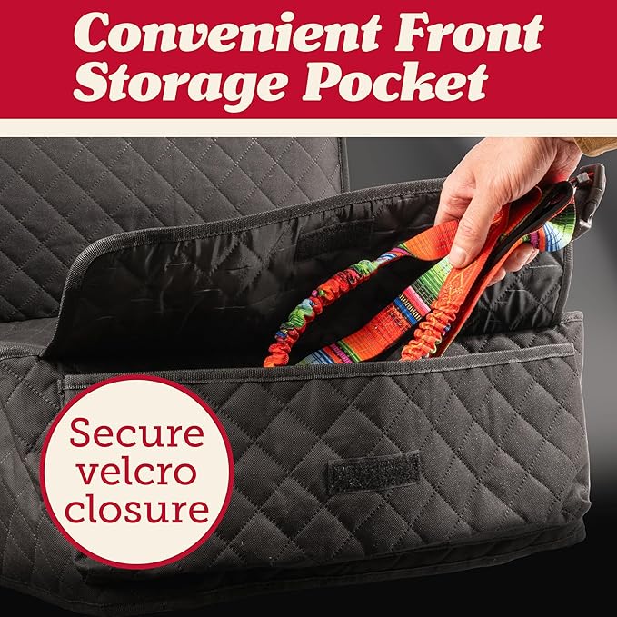 Lusso Gear Dog Car Seat Cover for Front Seat (2 Pack) - 100% Waterproof, Nonslip - Full Protection for Passenger Chair, Captain Chairs - Rear Seat Protector for Dogs - Fits Cars, Trucks, SUVs