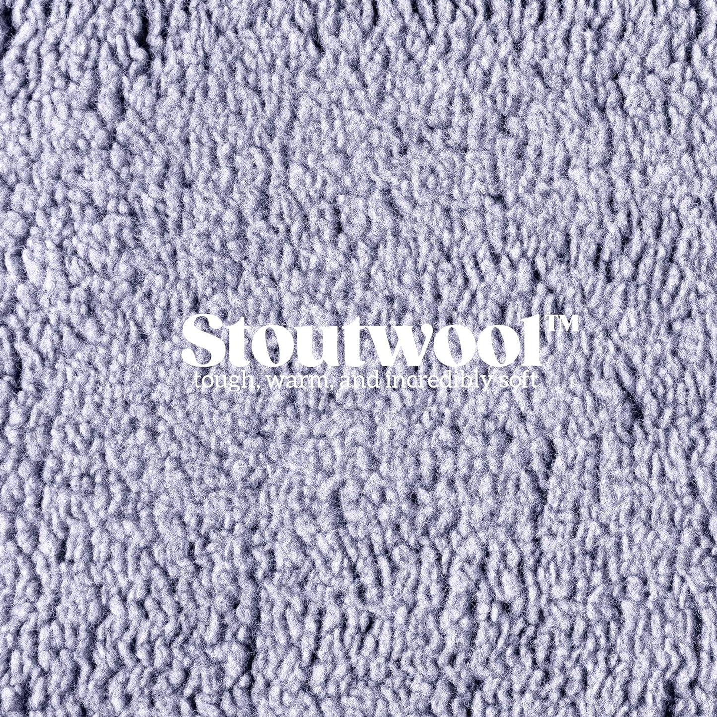 Stoutwool Indestructible Dog Bed - Fluffy Chew Proof Dog Crate Pad - Tough Kennel Pad for Aggressive Chewers - Ideal for Extra Large Breeds & Fits 48-Inch Crate - 47"x29", Jacaranda